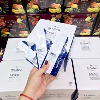 Hộp 30 Túi Tinh Chất Nhau Thai Cao Cấp Dr Select Placenta Drink 300000Mg Dạng Uống