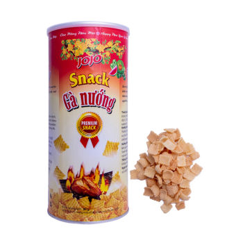 BÁNH SNACK JOJO GÀ NƯỚNG LON 80G 10LON