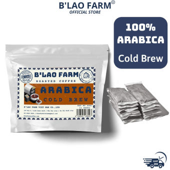 Cà phê cold brew túi lọc B'lao Farm cà phê  Arabica nguyên chất - cafe túi lọc ủ lạnh, chua thanh, đắng nhẹ, thơm ngọt