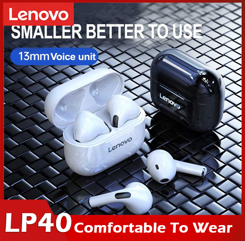 Original Lenovo LP40 Không Thấm Nước Điện Thoại Di Động Tws Bluetooth Oortelefoon Điều Khiển Bằng Cảm Ứng Tai Nghe Thể Thao Stereo Oordopjes Cho Điện Thoại Android