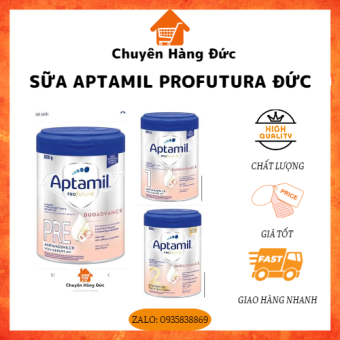Sữa Aptamil Bạc Đức số 1 2 Pre- ĐỦ BILL- Sữa Aptamil Profutura hàng Đức cho bé từ sơ sinh trở lên hộp 800g (mẫu mới)