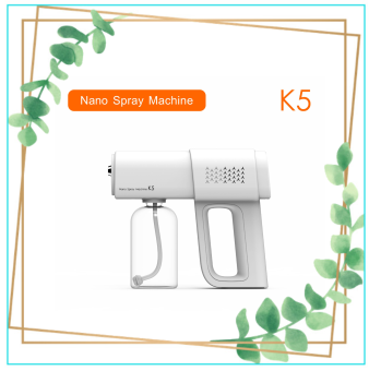 Súng Xịt Khử Khuẩn cầm tay Nano K5 , Tích Hợp 6 đèn UV diệt 99% vi khuẩn Máy Phun Khử Khuẩn Xịt Diệt Virus Chống Vi Khuẩn