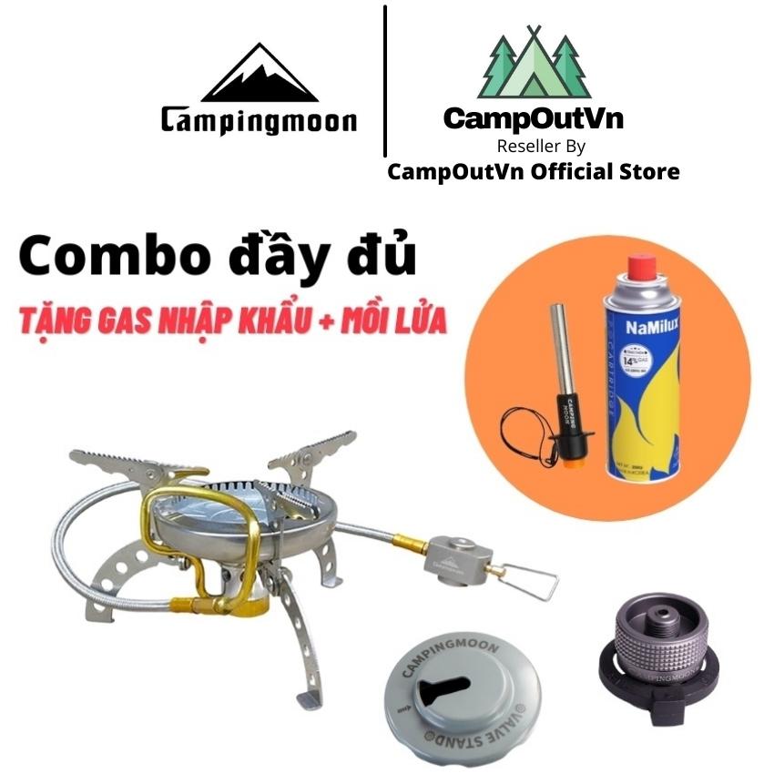 Campingmoon Bếp gas mini campingmoon campout combo bếp ga đô cắm trại du lịch mini xếp gọn A011