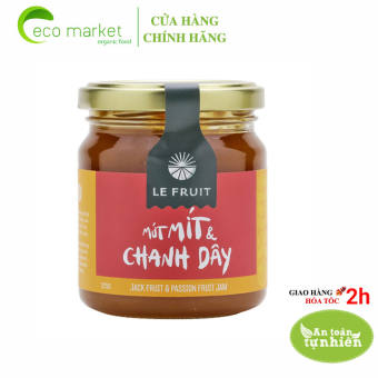 Mứt trái cây mứt mít và chanh dây Le Fruit (225g)