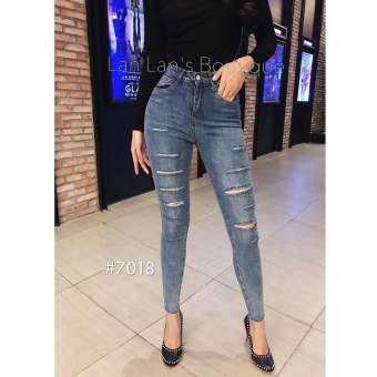 QUẦN JEAN NỮ CHẤT CO GIÃN THỜI TRANG CAO CẤP LULY FASHION L1949