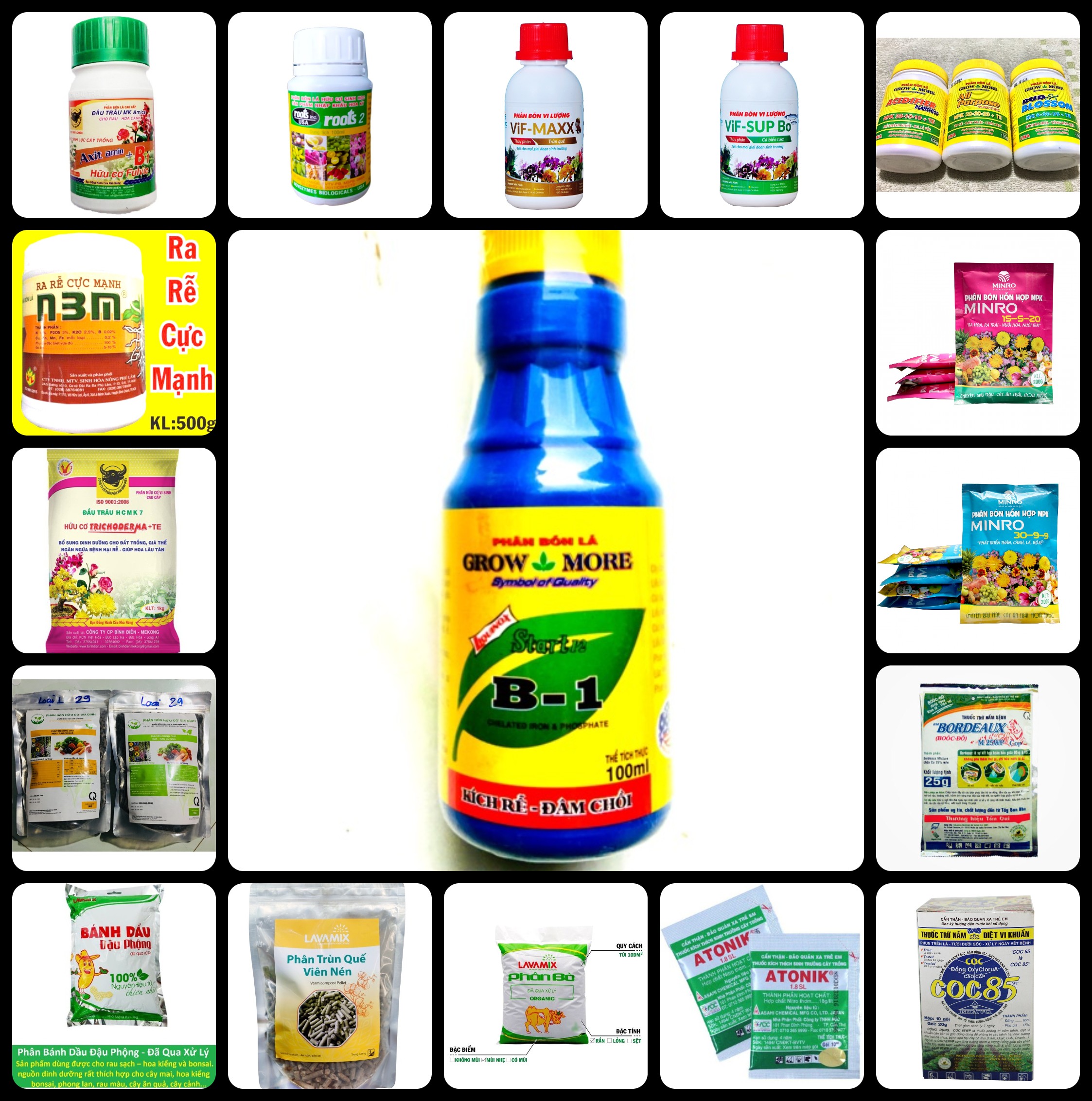 Phân Bón Lá Vitamin B1 USA Growmore 100ml