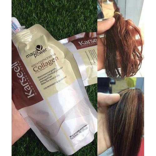 [HCM][Đ] BỊCH DẦU XẢ Ủ TÓC COLLAGEN PHỤC HỔI HƯ TỔN 500ML
