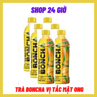 Trà BONCHA Vị Tắc Mật Ong 1 Lốc 6 Chai - Shop 24 Giờ