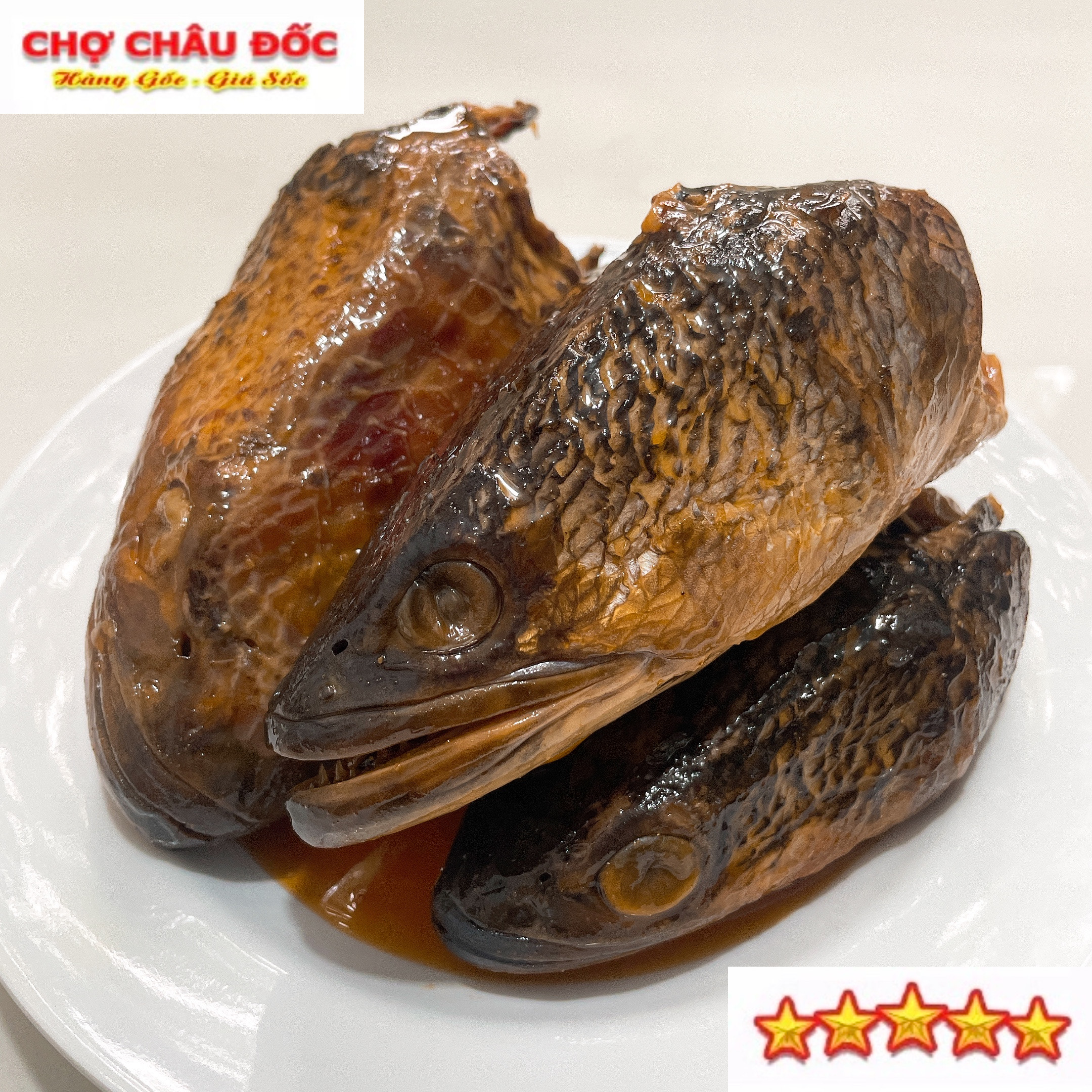 Mắm đầu cá lóc châu đốc loại to đặc biệt thơm ngon hủ 1kg