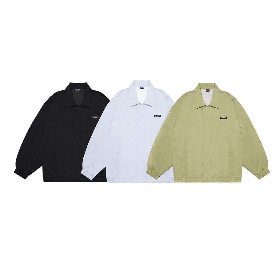 Áo khoác local brand kaki đen 2 lớp dkmv kaki over jacket | k10-ak1