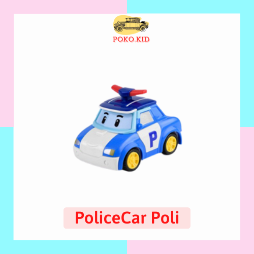 Xe đồ chơi cho bé, bộ 4 xe biệt đội cứu hộ robocar poli, poko kid siêu rẻ