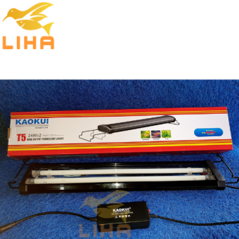 Đèn Máng T5 KaoKui 60-80cm (24W x 2) - Đèn Máng 2 Bóng 10000K Bể Cá Thủy Sinh