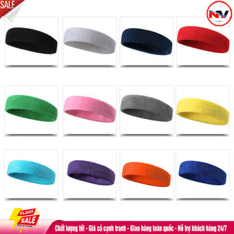 Băng Đô Cài Tóc Thể Thao Thời Trang Giúp Thấm Hút Mồ Hôi, Chất Vải Siêu Mềm Thoáng Khí Nhanh Sành Điệu Cho Cả Nam Và Nữ