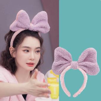 CC45 băng đô bờm tóc nữbăng đô bờm tóc cài tóc nữ Hồng tím