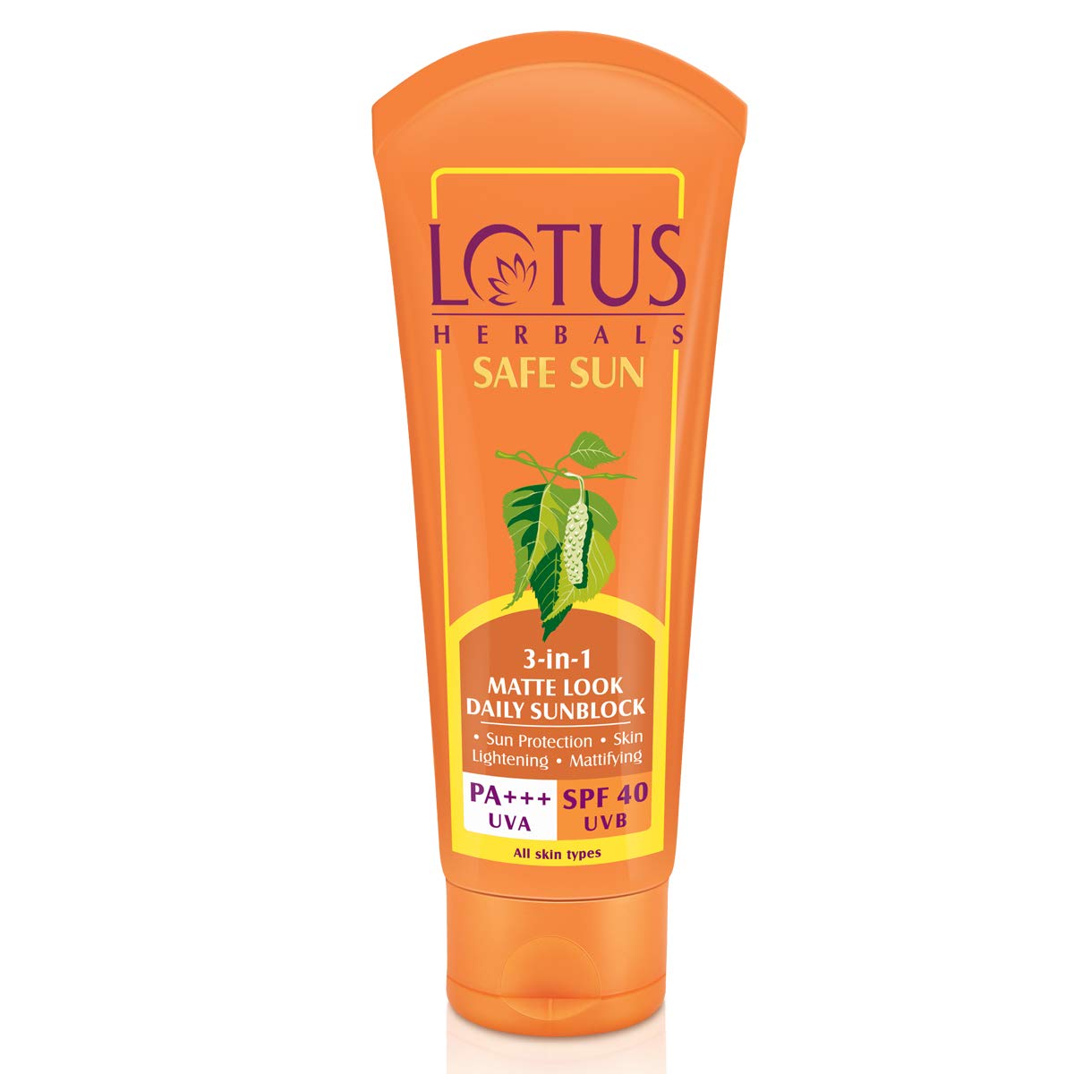 lotus herbals sunblock cream