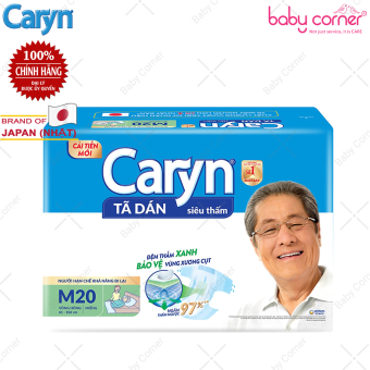 Tã Dán Người Lớn Caryn Size M20, M/L20 (CỘNG 3 MIẾNG)