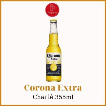 Chai bia Corona Extra 355ml lẻ dùng thử  Chính hãng