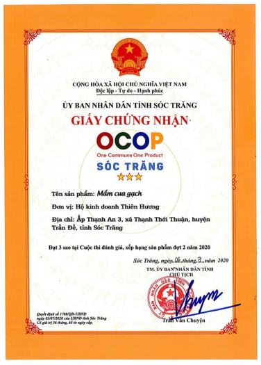 MẮM CUA GẠCH