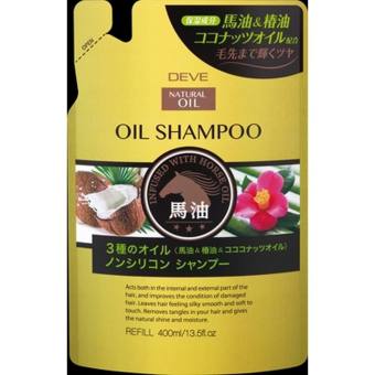DẦU GỘI KUMANO DEVE NATURAL OIL DẠNG TÚI 400ML CHIẾT XUẤT MỠ NGỰA, DẦU DỪA, DẦU HOA TRÀM