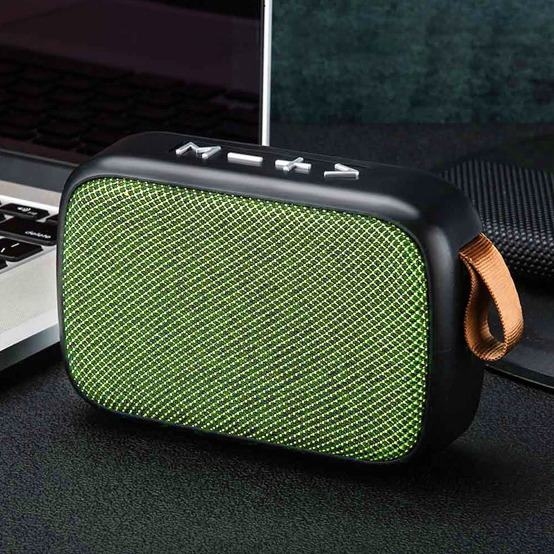 Vải nghệ thuật Loa Bluetooth không dây ngoài trời Thẻ FM TF U Đĩa Âm thanh Sáng tạo Loa siêu trầm di động nhỏ Quà tặng Loa không dây G2