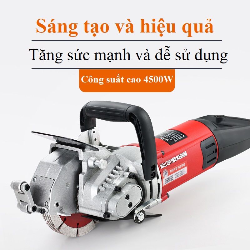 Máy cắt rãnh tường 5 lưỡi đi ống điện nước