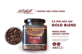 Cà Phê Hoà Tan GOLD BLEND, 100% nguyên chất, vị đắng nhẹ chua thanh, thơm quyến rũ hương socola - AnTháiCafé