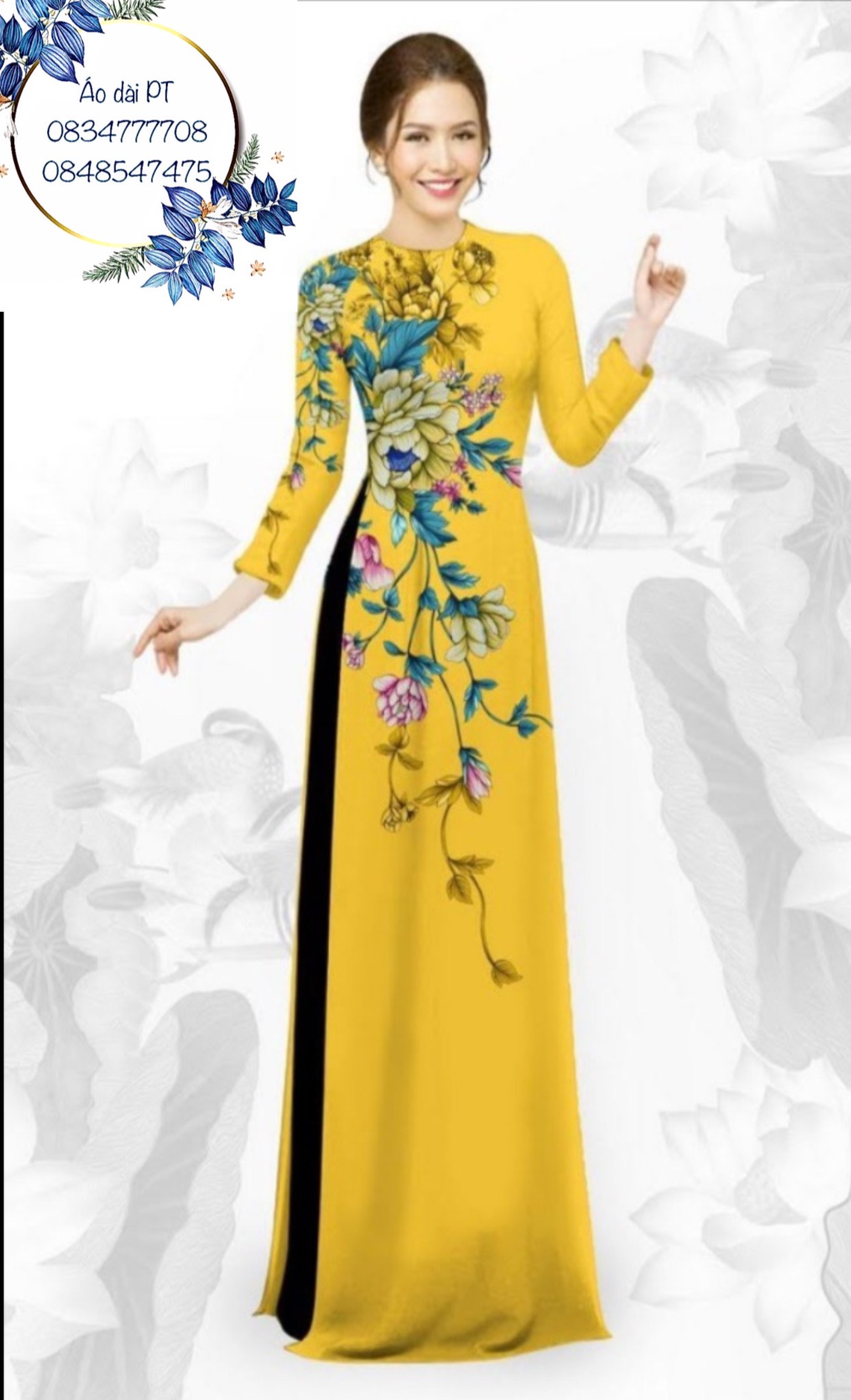 Áo Dài Truyền Thống 3D Hàng Sẵn Tại Shop - Siêu Rẻ