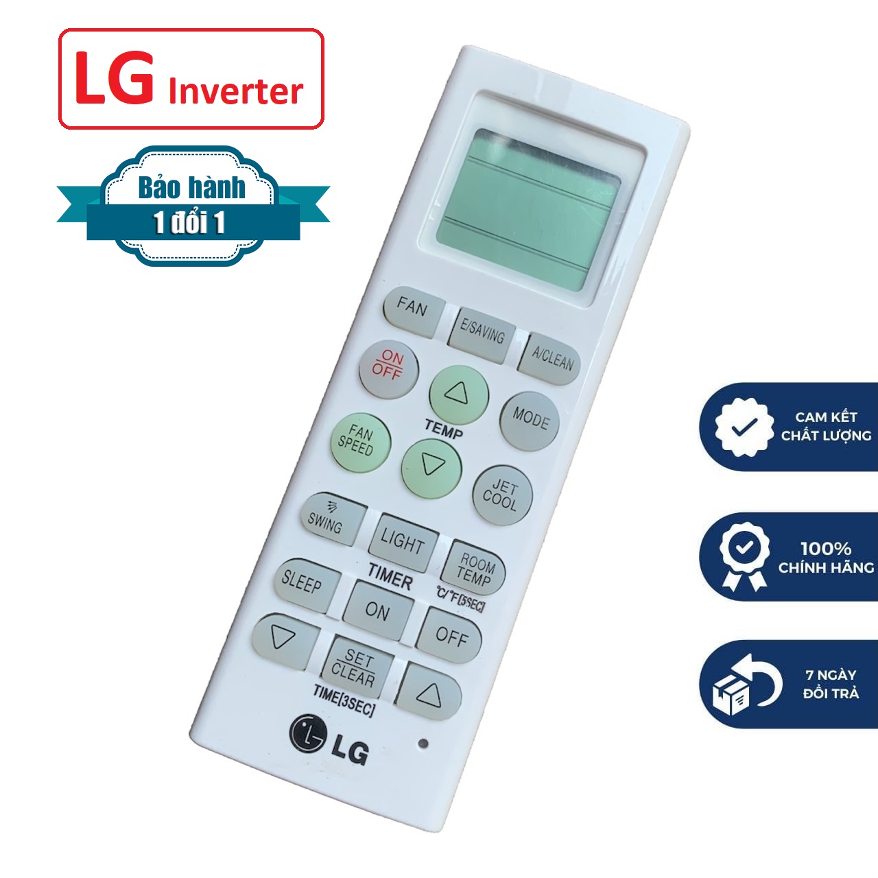 Remote điều khiển điều hoà lg máy lạnh inverter 1 chiều các dòng akb e09sq e12sq 12000ptu 9000ptu - hàng mới chuẩn sịn lg