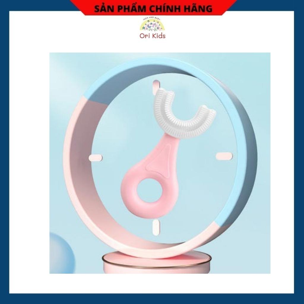 Bàn Chải Đánh Răng Chữ U Cho Bé Bằng Silicone Siêu Mềm, An Toàn, Dễ Sử Dụng Ori Kids