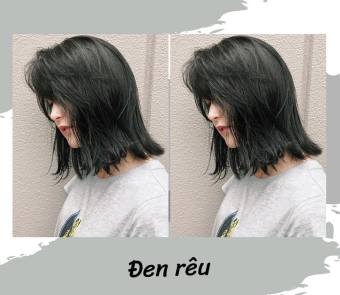 Kem nhuộm tóc màu Đen rêu – Blinkhair, tặng kèm trợ nhuộm và gang tay