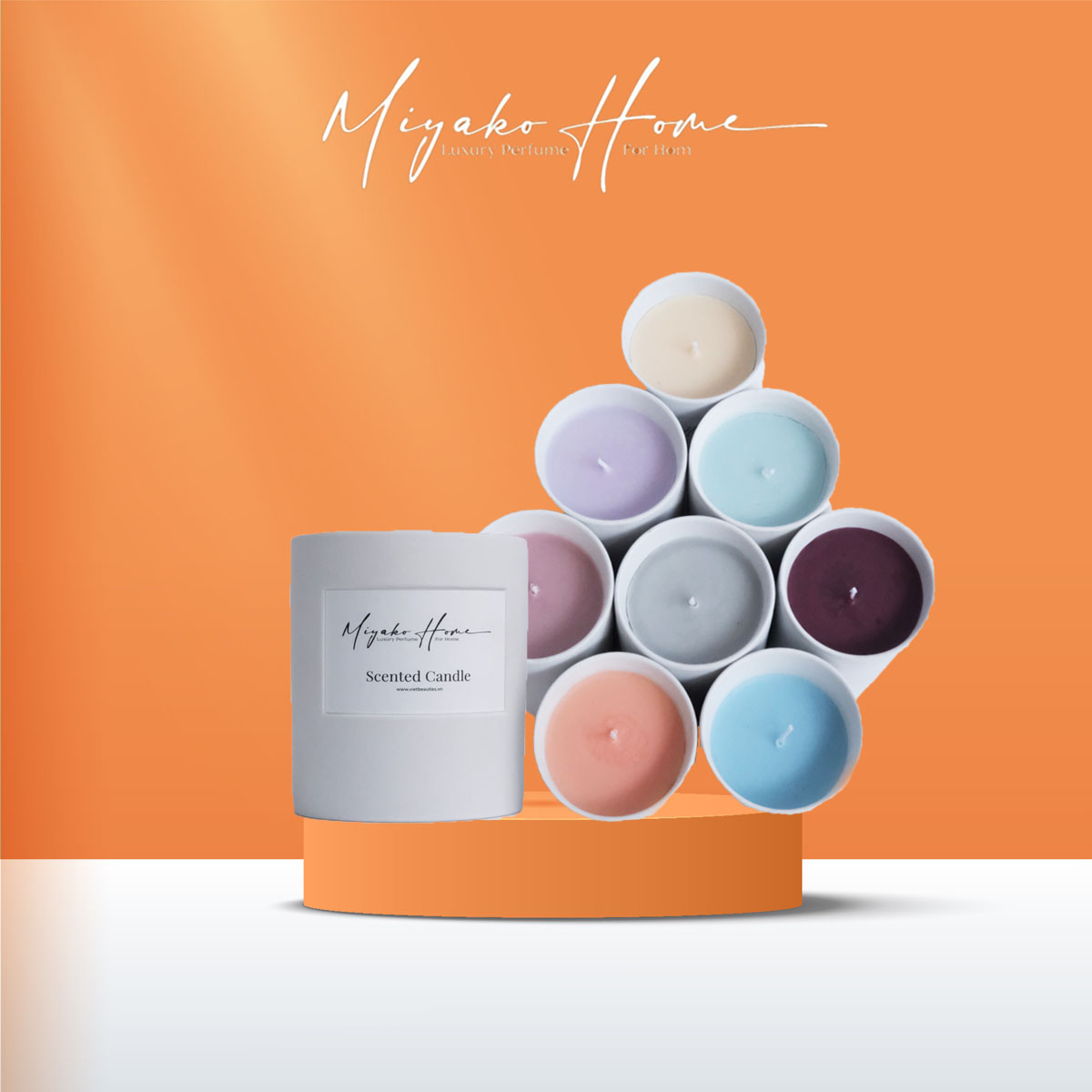 Nến thơm hương nước hoa miyako home