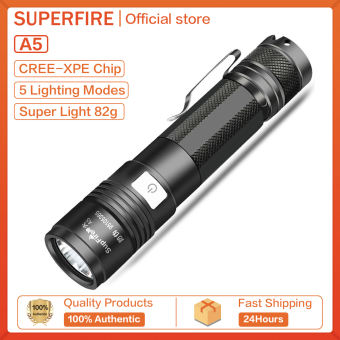 Đèn Mini Chống Nước SupFire A5 Đèn Pin LED 300LM/1100LM Đèn Pin LED Ngoài Trời