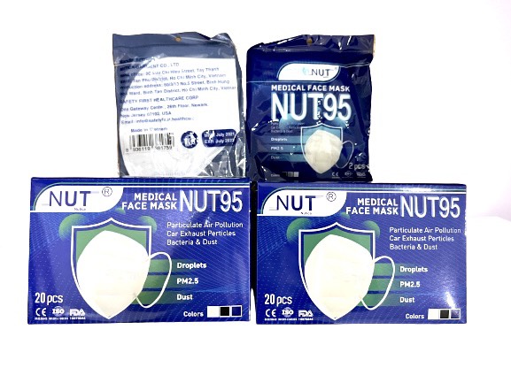 [Chính hãng] Combo 2 hộp 20 cái NUT95- Khẩu trang y tế cao cấp NUT95 5 lớp- Khẩu trang NUT95 chống dịch kháng khuẩn an toàn không mùi N95 - 25 túi (1 túi 2 cái) - Averie Shop N95