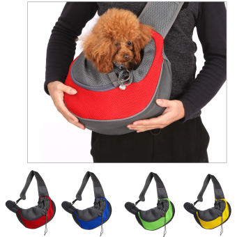 DY Loving Breathable Pet Carrier Vai Túi ngoài trời Sling thoải mái du lịch lưới oxford dây đeo vải Túi Xách Tote túi cho vật nuôi nhỏ