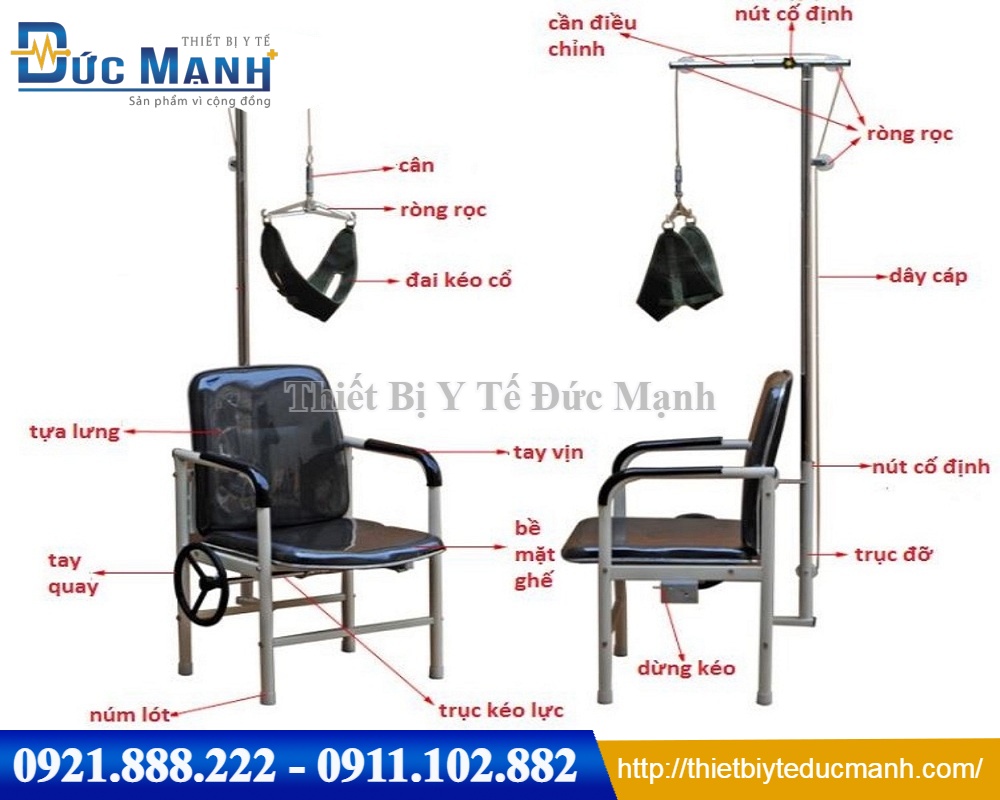 Ghế kéo giãn cột sống cổ