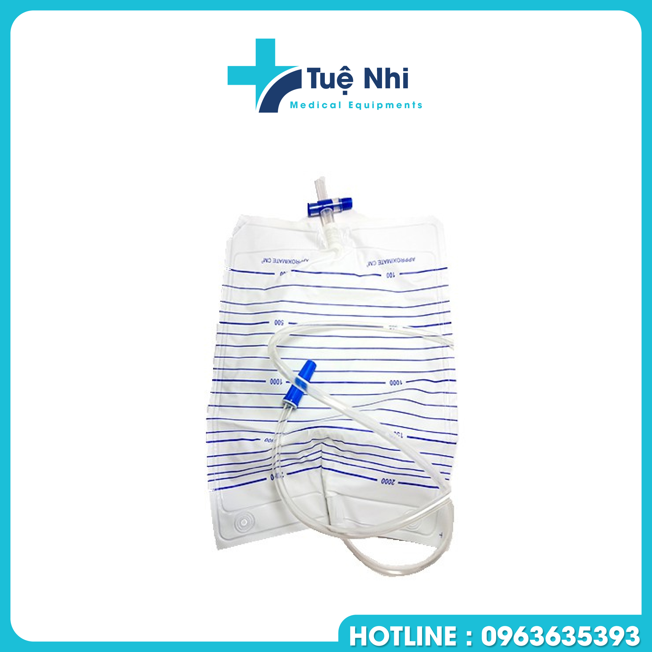 Túi đựng nước tiểu van ngang