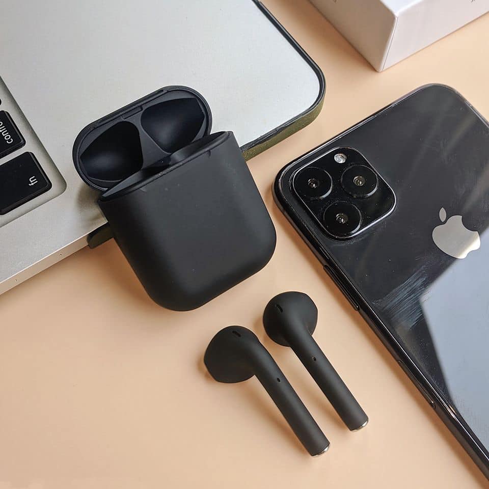 Tai nghe bluetooth inpods 12 v5.0, tai phone bluetooth inpods 12, tai nghe bluetooth tws i12 cảm ứng siêu nhạy phiên bản màu kim loại cực chất i12.