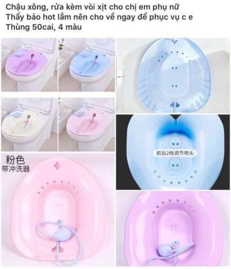 Chậu xông vùng kín sau sinh