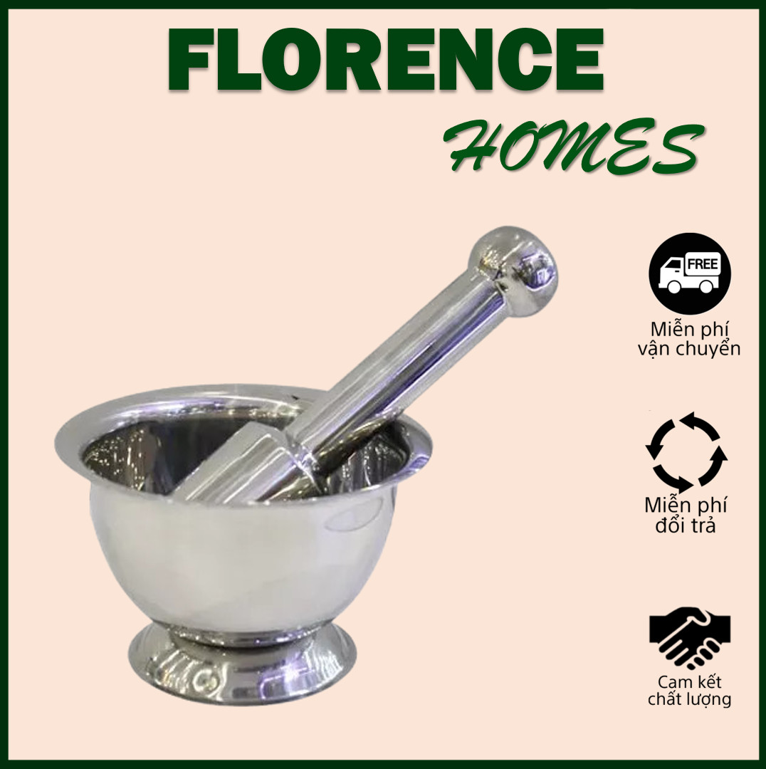 Bộ Cối Chày - Bộ Cối Chày Inox - Bộ Cối Chày Cao Cấp Tiện Dụng