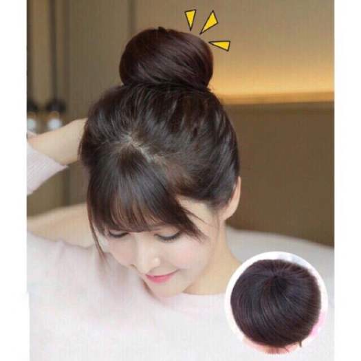 Tóc giả búi ❤FREESHIP 50K❤ - tóc giả búi củ tỏi