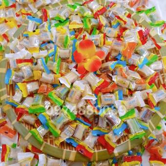 1kg kẹo dừa sáp thập cẩm không đường Bến Tre