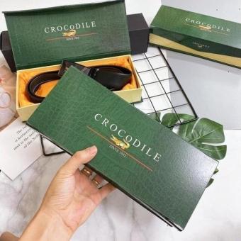 Thắt Lưng Da / Dây Nịt Da / Thắt Lưng Cá Sấu Crocodile Nam Cao Cấp Sang Trọng Đẳng Cấp