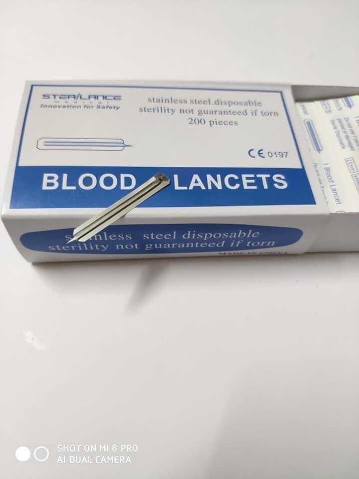 Kim chích mụn Blood - Lancets 200 kim