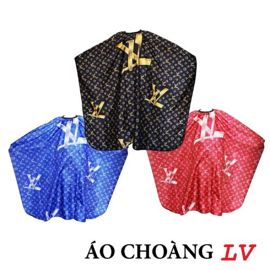 Áo choàng cắt tóc mẫu LV
