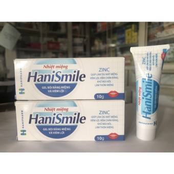 Nhiệt miệng HaniSmile - Gel bôi răng miệng và viêm lợi - tuýp 10gam