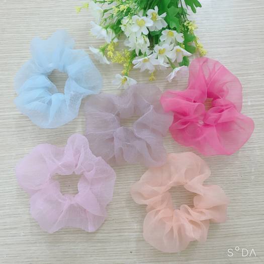 Scrunchies đồ cột tóc, buộc tóc cho bé (1 cái) phụ kiện tặng kèm - THE LITTLE