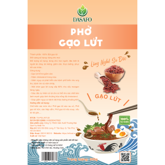 Phở gạo lứt DASAFO 500gr - Làng nghề Sa Đéc - Nhất Tín Food