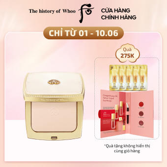 Phấn phủ nhung lì The history of Whoo Gongjinhyang Mi Velvet Powder Pact 12g