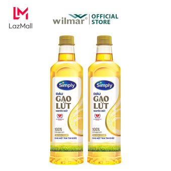 Dầu gạo lứt Simply 1L
