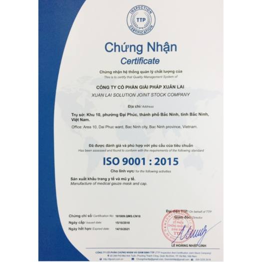 [HCM](Hộp 50 Cái) Khẩu Trang 3D Mask Xuân Lai - XL Mask